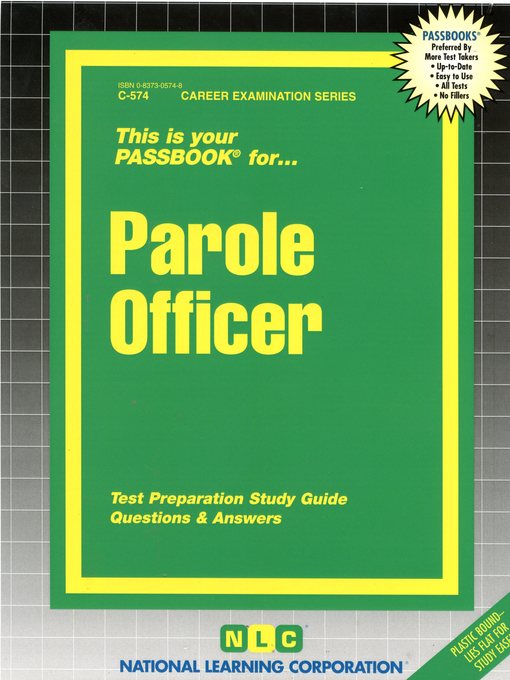 Title details for Parole Officer by National Learning Corporation - Available